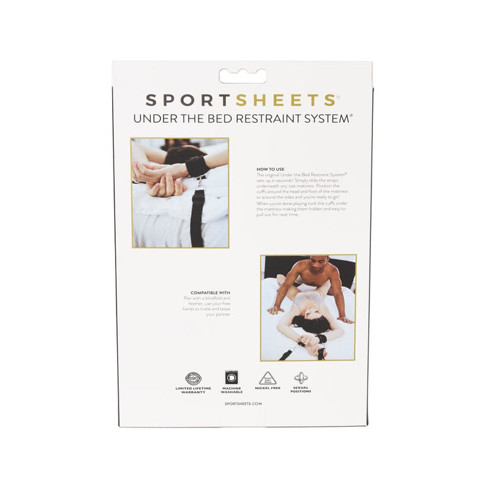 Sportsheets Under The Bed Restraint System Black