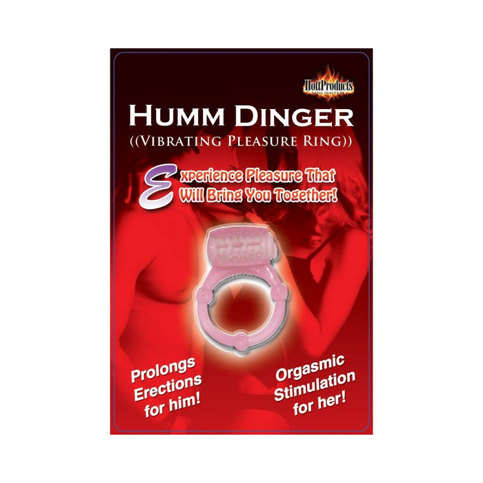 Humm Dinger Dual Vibrating Cock Ring (Purple)