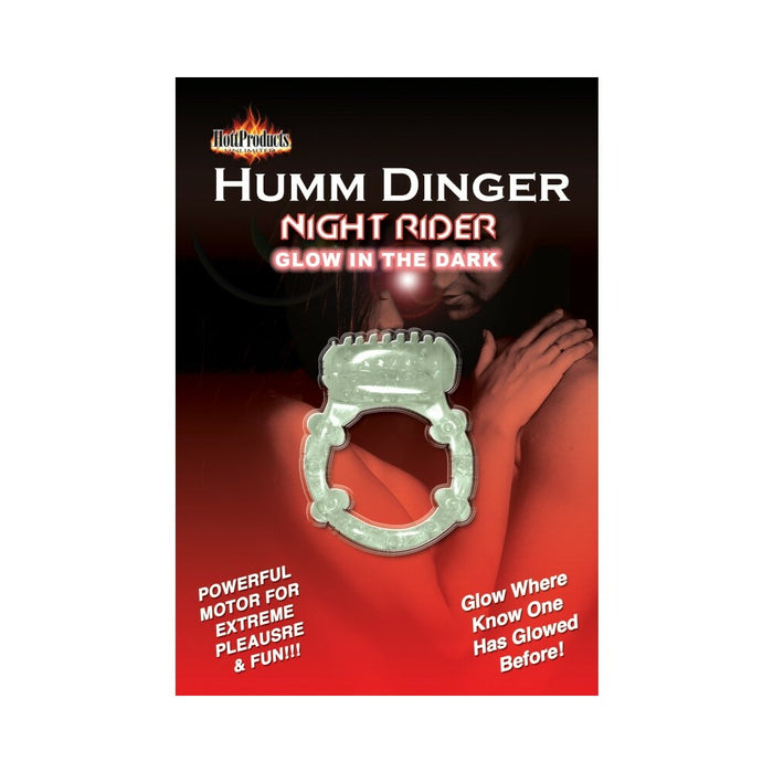 Humm Dinger Dual Vibrating Cockring (Glow)