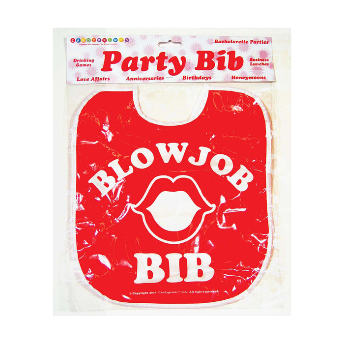 Blow Job Bib Red