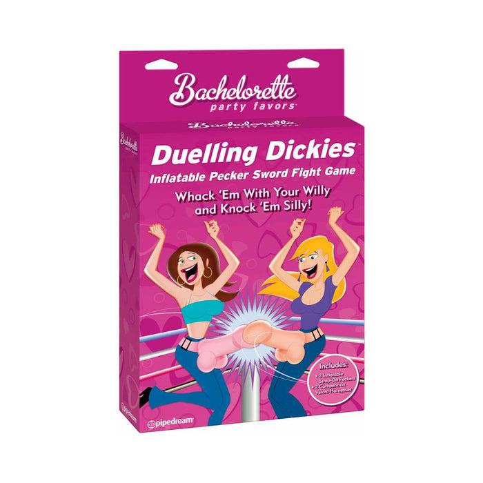 Pipedream Bachelorette Party Favors Dueling Dickies Inflatable Pecker Sword Fight Game
