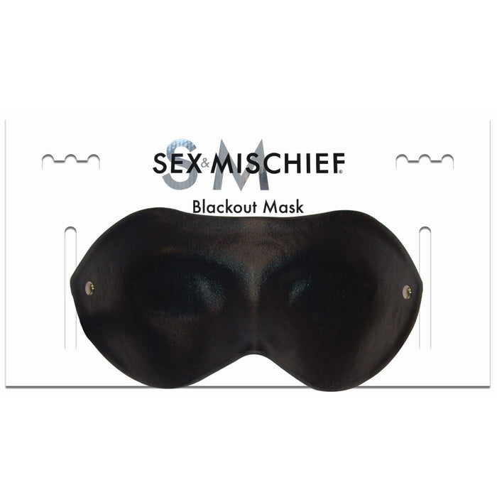 Sportsheets Sex & Mischief Blackout Mask Blindfold Black