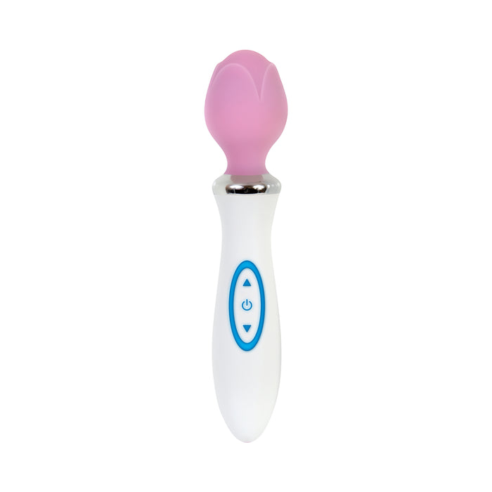 Evolved Luminous Love Bud Rechargeable Silicone Wand Vibrator Pink