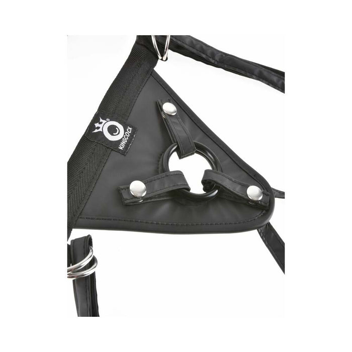 Pipedream King Cock Adjustable Fit Rite Harness Black