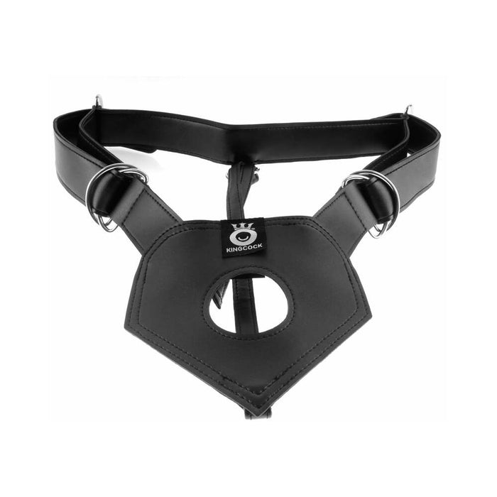 Pipedream King Cock Adjustable Play Hard Harness Black