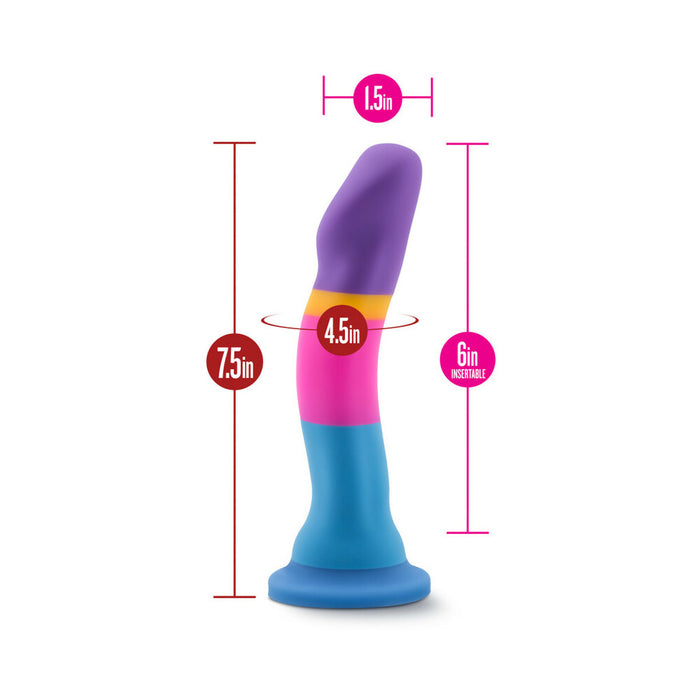 Blush Avant D1 Hot 'n' Cool 7.5 in. Silicone Dildo with Suction Cup