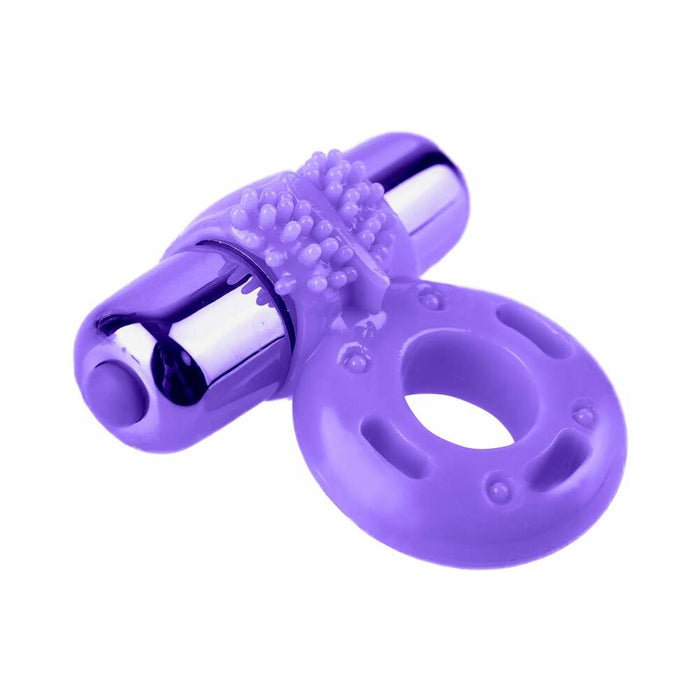 Pipedream Neon 3-Piece Silicone Vibrating Couples Kit Purple