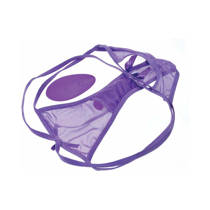 Pipedream Fantasy For Her Petite Panty Thrill-Her Panty & Vibrator Purple