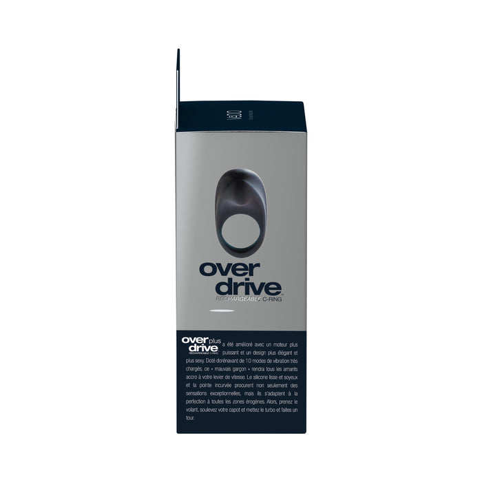 VeDO Overdrive+ Rechargeable Vibrating Ring - Just Black