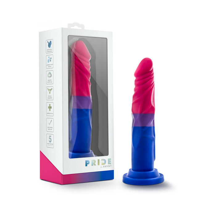 Blush Avant Pride P8 Love 7.5 in. Silicone Dildo with Suction Cup