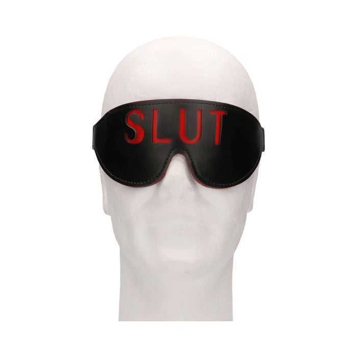 Ouch! 'Slut' Blindfold Black