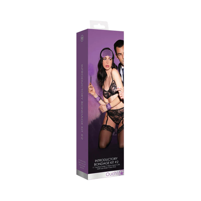 Ouch! 4-Piece Introductory Bondage Kit #2 Purple