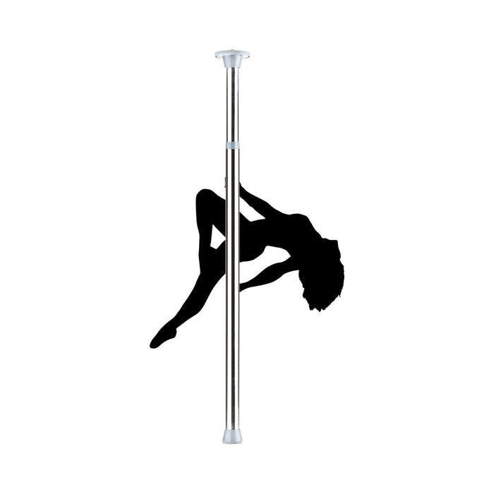 Ouch! Fully Adjustable Dance Pole Silver