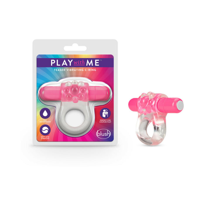 Blush Play with Me Teaser Vibrating C-Ring Pink