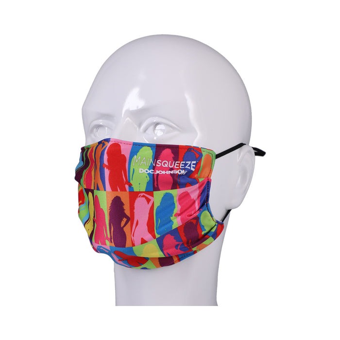 DJ Reversible & Adjustable Face Mask Main Squeeze Pattern