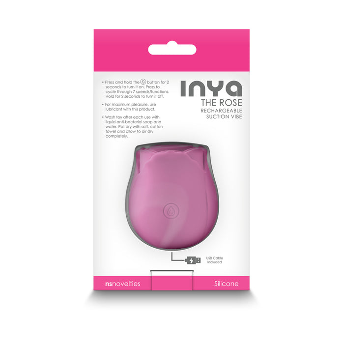 INYA The Rose Rechargeable Suction Vibe Pink