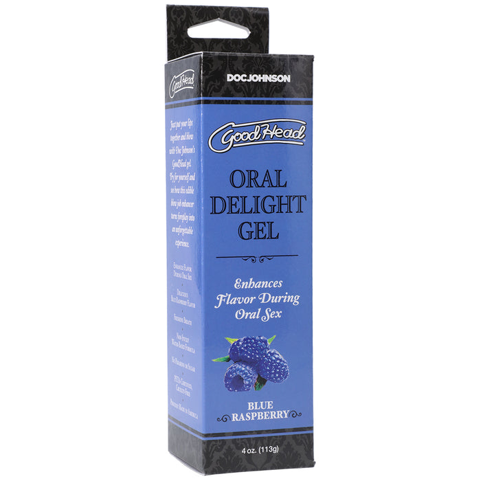 GoodHead Oral Delight Gel Blue Raspberry 4 oz.