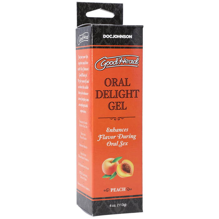 GoodHead Oral Delight Gel Peach 4 oz.