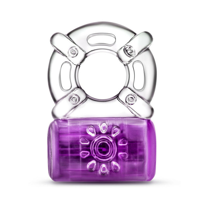 Blush Play with Me Pleaser Rechargeable Vibrating C-Ring Purple