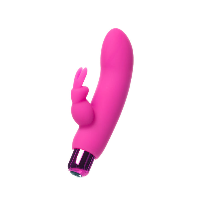 Powerbullet Alice's Bunny Rechargeable Bullet Vibrator with Silicone Rabbit Sleeve Pink