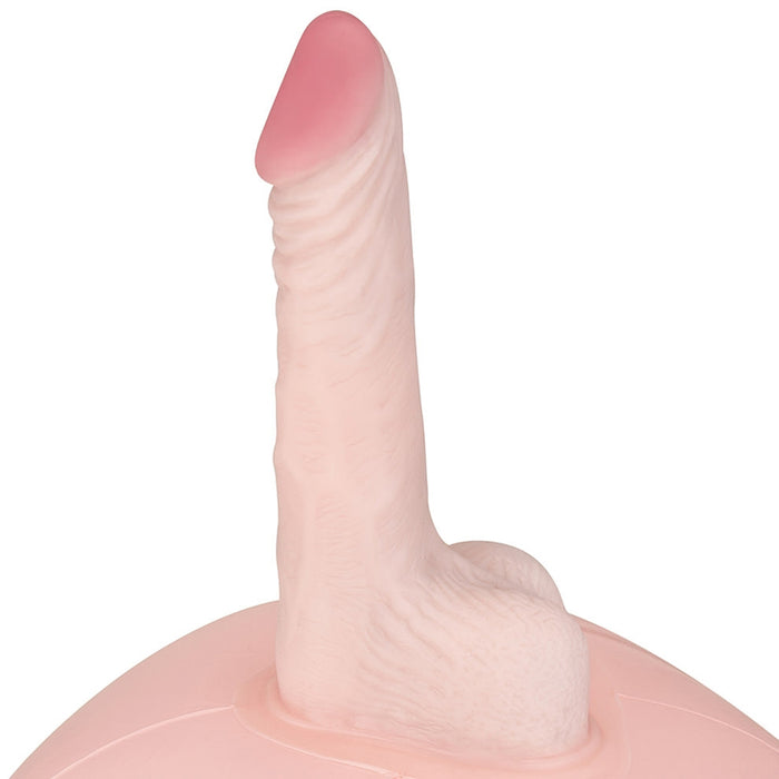 Lux Fetish Inflatable Sex Ball with Vibrating Realistic Dildo Remote-Controlled