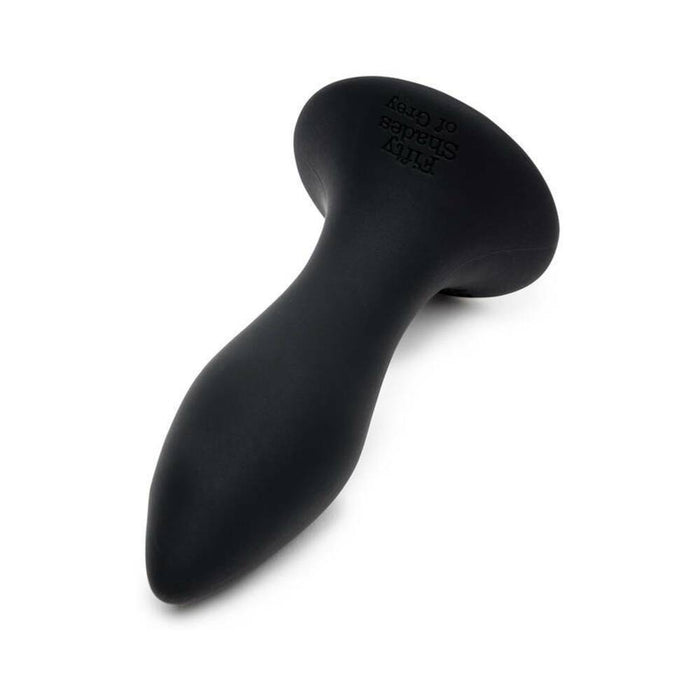 Fifty Shades of Grey Sensation Rechargeable Silicone Vibrating Butt Plug Black