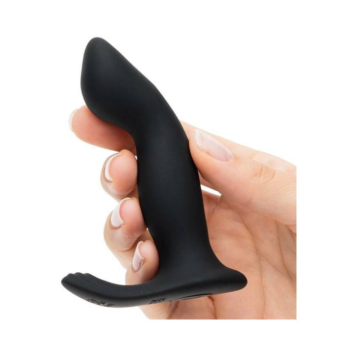 Fifty Shades of Grey Sensation Rechargeable Silicone Vibrating Prostate Massager Black