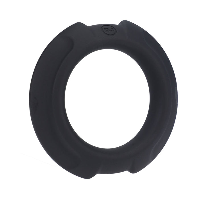 OptiMALE FlexiSteel Silicone, Metal Core Cock Ring 43 mm Black