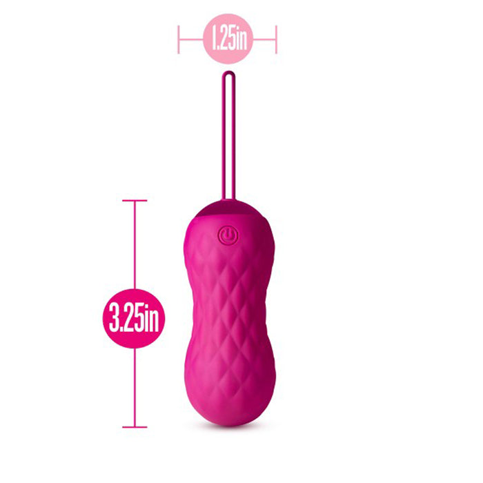 Blush Lush Carina Rechargeable Remote-Controlled Silicone Egg Vibrator Velvet