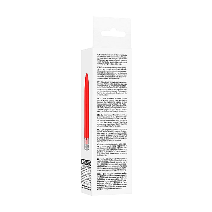 Luminous Eleni 10-Speed Slimline Vibrator Red