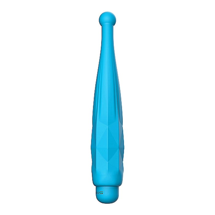 Luminous Lyra 10-Speed Bullet Vibrator With Silicone Pinpoint Sleeve Turquoise