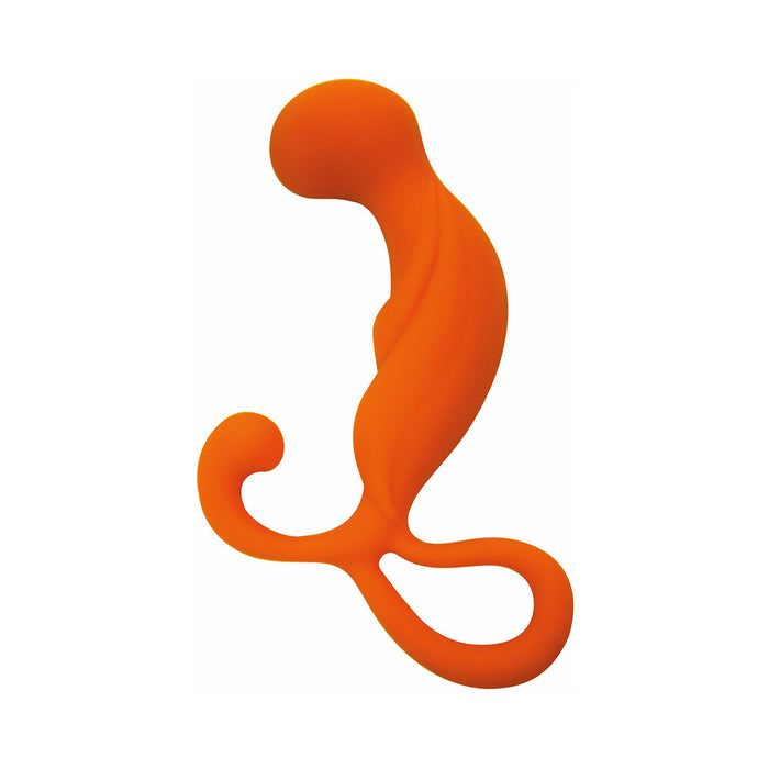 Curve Toys Rooster Capital P Silicone Prostate Massager Orange