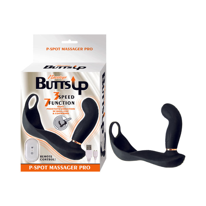 Butts Up P-Spot Massager Pro Silicone Black