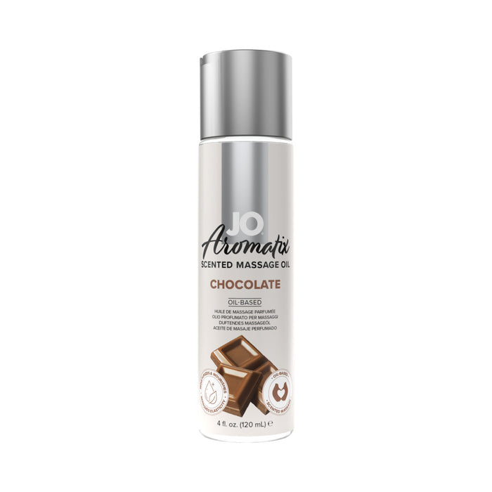 JO Aromatix Chocolate Scented Massage Oil 4 oz.