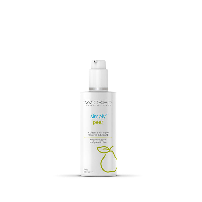 Simply Pear Flavored Water Based Lubricant 2.3 oz.