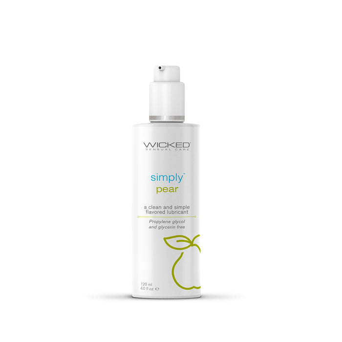 Simply Pear Flavored Water Based Lubricant 4 oz.