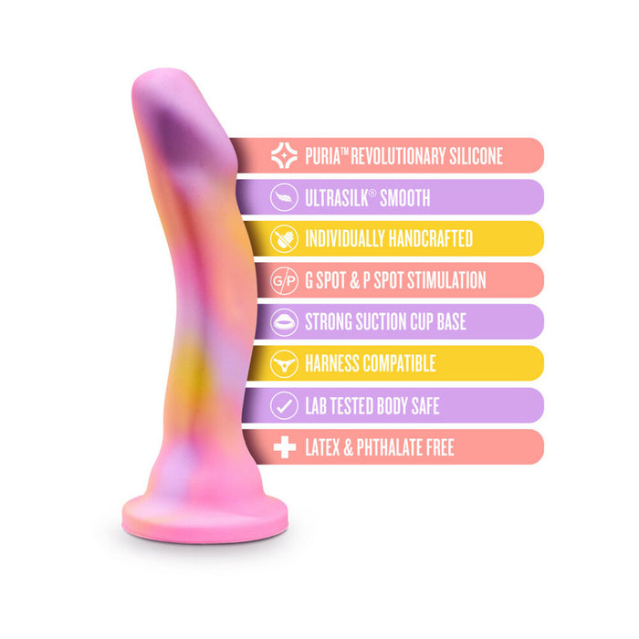 Avant Sun's Out 7.5 in. Silicone Dildo with Suction Cup Pink