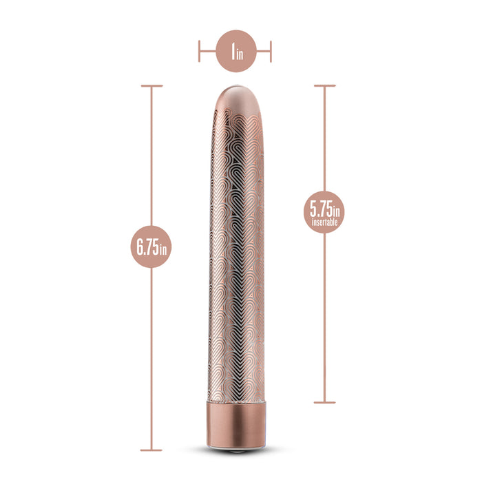 The Collection Lattice Limited Edition Rechargeable 7 in. Vibrator Rose Gold