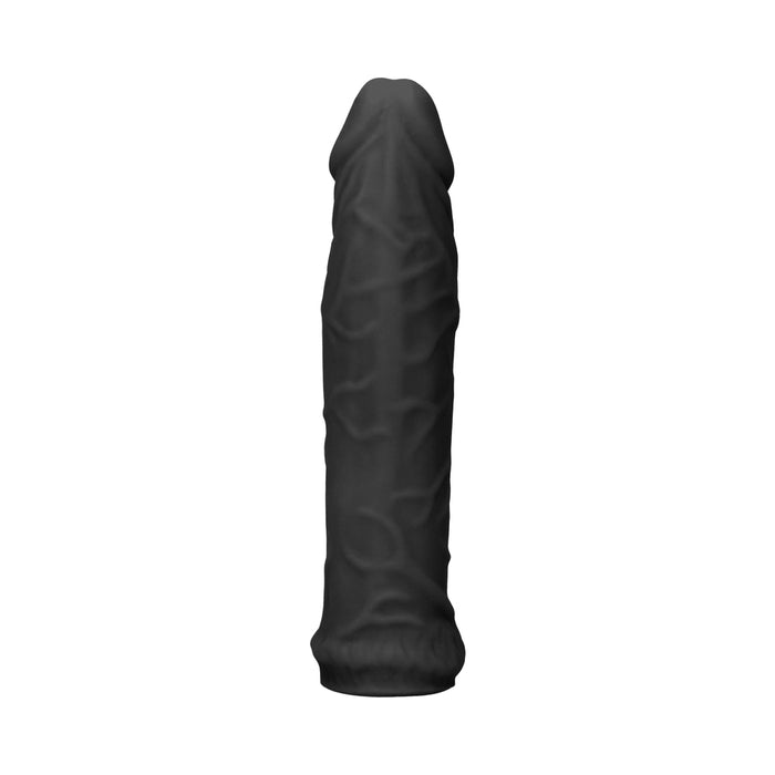 RealRock Skin 6 in. Penis Extender Sleeve Black