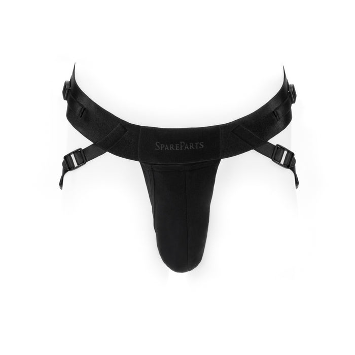 SpareParts Deuce Cover Underwear Harness Black (Double Strap) Size A Nylon