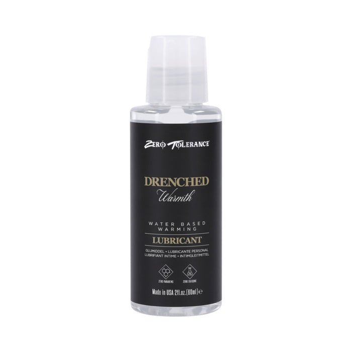 Zero Tolerance Drenched Warmth Water-Based Warming Lubricant 2 oz.
