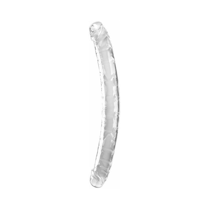 King Cock Double Dildo 18 in. Clear