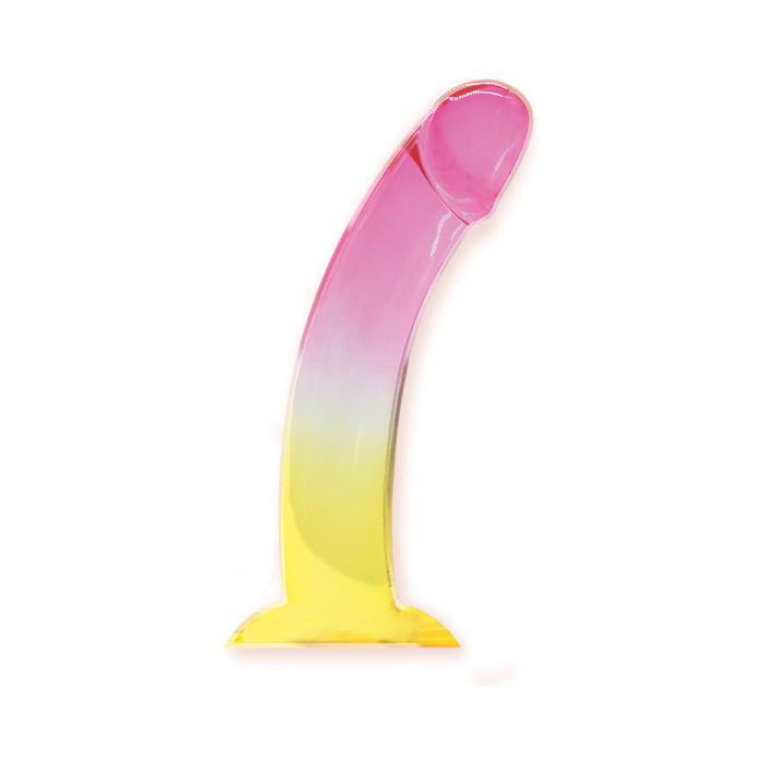 Shades Smoothie 8.25 in. Dildo Pink/Yellow