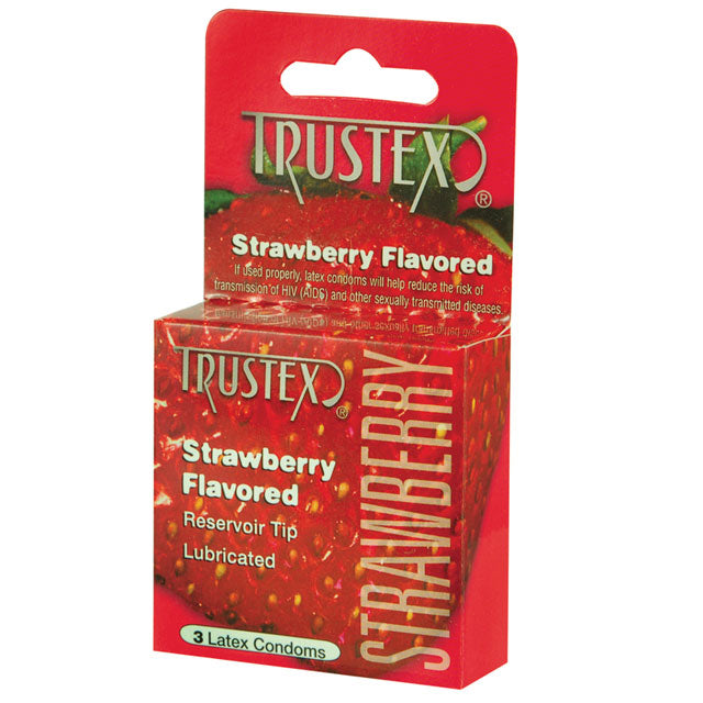 Trustex Flavored Condoms (Strawberry/3 Pack)