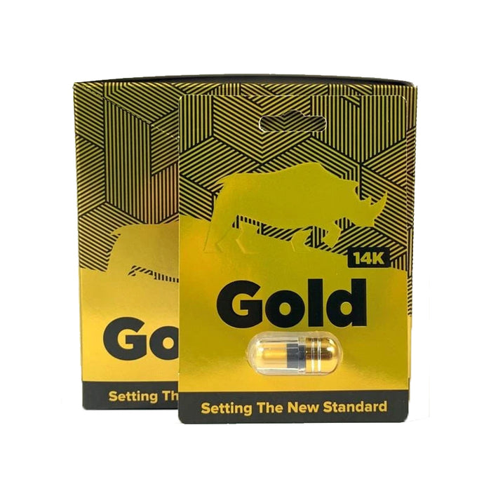 Rhino 14K Gold 24/Dp pill