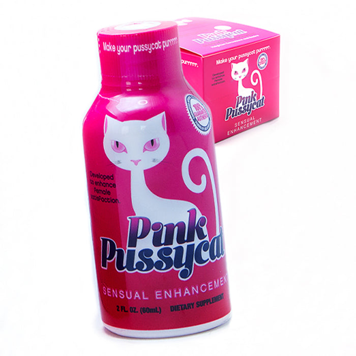 Pink Pussycat Female Enhancer Shot 2 oz. 12-Pack Display