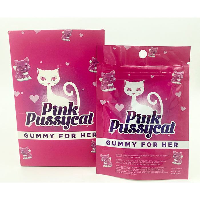 Pink Pussycat Gummies 1 ct. 24/Display