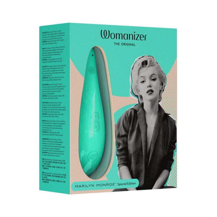 Womanizer x Marilyn Monroe Classic 2 Special Edition Pleasure Air Clitoral Stimulator Mint