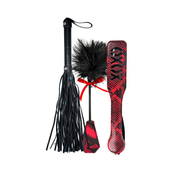 Nasstoys Lovers Kits Whip, Spank & Tickle 3-Piece Set