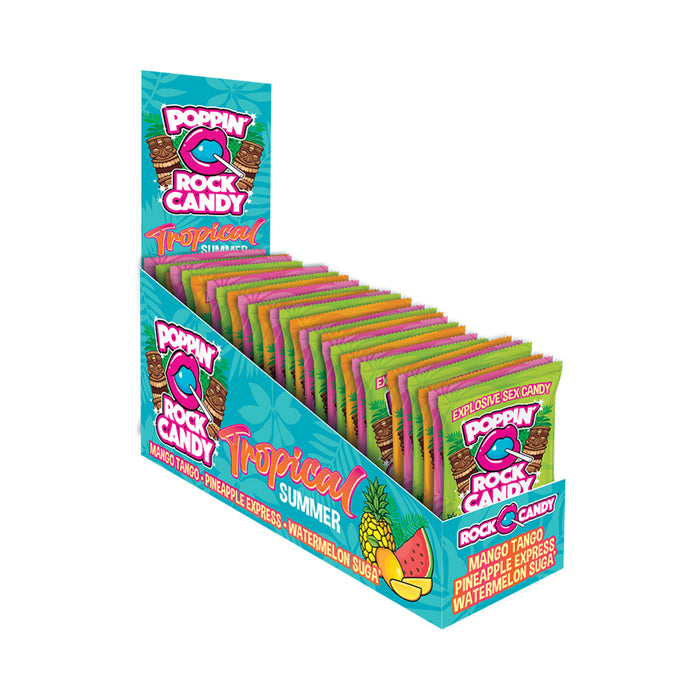 Poppin Rock Candy Tropical 36pc Display